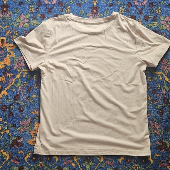 🌈 NWOT Hold Your Horses Cowboy 🤠 Print Oversized Tee - Picture 4 of 4